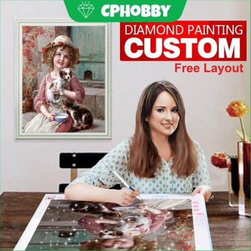 Photo Custom Diamond Painting Cross Stitch Full Round Picture of Rhinestone DIY Diamond Mosaic Handmade Diamond Embroidery Sale