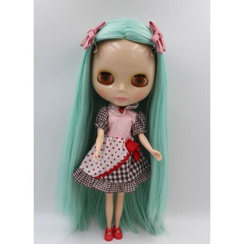 Free Shipping big discount RBL-287DIY Nude Blyth doll birthday gift for girl 4colour big eyes dolls with beautiful Hair cute toy
