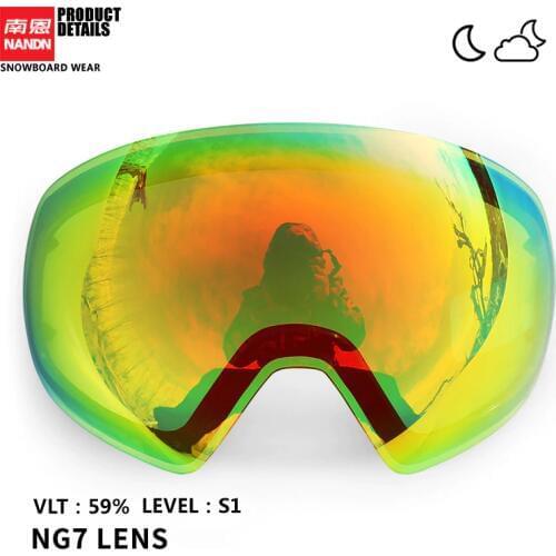 NANDN Ski lens double layer anti fog and anti UV400 suitable for NG7