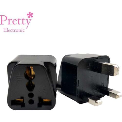 Multifunctional Universal EU US AU to UK Plugs Adapter EUR to UK Electrical Power Converter Plug 3 Pin Socket Travel Adaptor