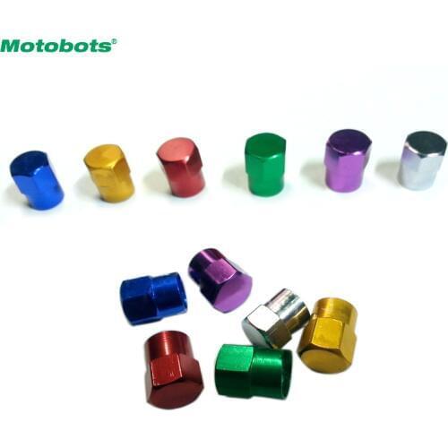 MOTOBOTS 2000Pcs Car Motorcycle Metal Tire Valve Stem Covers Caps 6 Colors Random Color #FD-5482