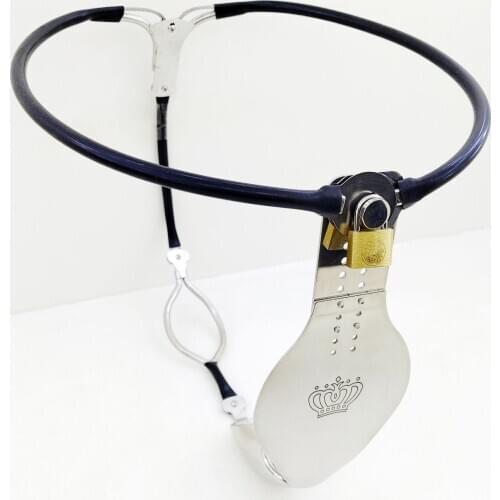 Male Chastity Belt Cock Cage BDSM Bondage Pants Stainless Steel Chastity Device Penis Lock Cb Lock Metal Sex Toys for Men