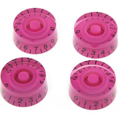 KAISH Set of 4 Purple LP Guitar Speed Knob Control Knobs