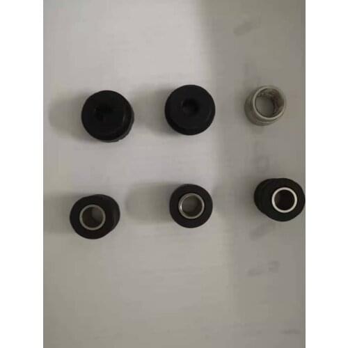 Stainless steel 304 R nineT motorcycle exhaust muffler contact middle pipe black rubber for spare parts