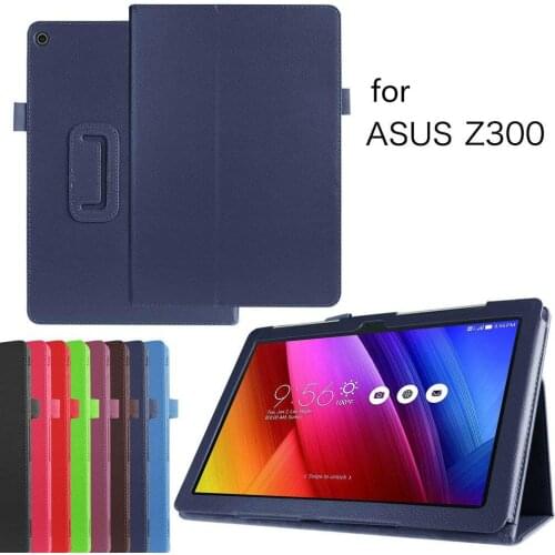New Arrival Litchi PU Leather Cover Case for Asus Zenpad 10 Z300CL Z300CG Z300C Z300 Z300CNL 10.1 Folded Flip Stand Tablet Cover