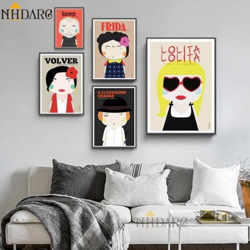 Posters And Prints Canvas Painting Art Cute Cartoon Characters Glciee Art Print Wall Pictures for Living Room Modern Home Decor