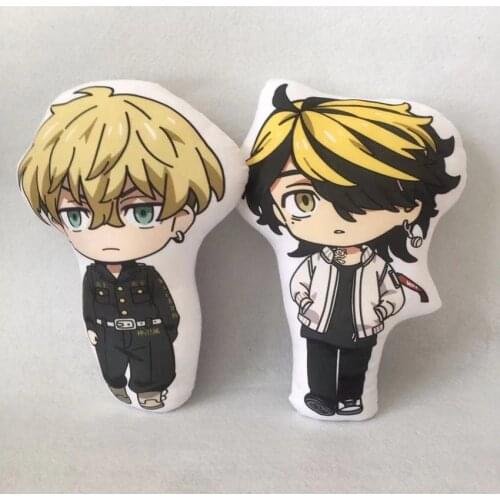 Takerlama Tokyo Revengers Stuffed Pillow Ken Ryuguji Haori Sano Manjirou Hanagaki Takemichi Keisuke Plushie Pillow Kids Toys