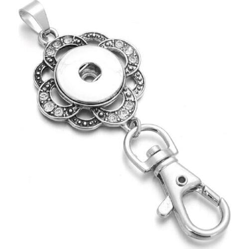 JaynaLee Snaps Hook Pendant without Chain fit 18mm or 20mm Ginger Snaps for women Men gift GJP8096