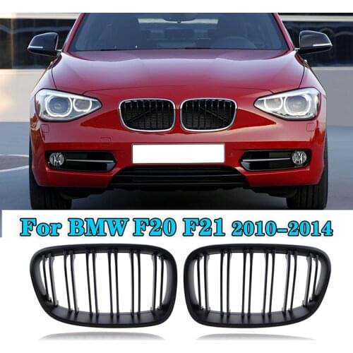 Car Front Bumper Kidney Grille Grill Fit For BMW F20 F21 1Series 2010 2011 2012 2013 2014 ABS Modified Part Accessories