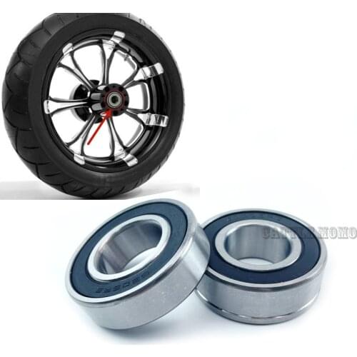 Motorcycle Sealed Ball Bearing Fit For Harley XL883 1200 Touring Dyna Softail models ABS Front & Rear wheels