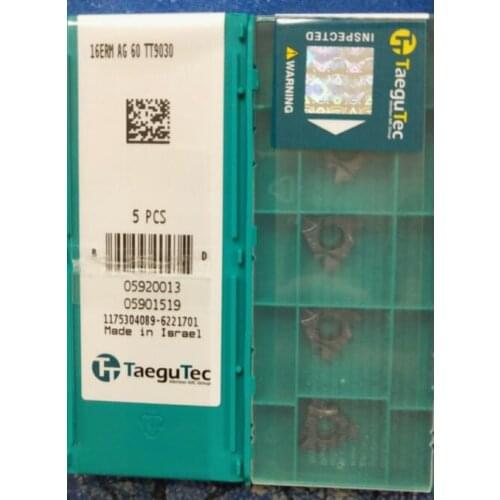 10pcs/lot 16ERM AG60 TT9030 CNC Blade Carbide Insert Lathe Tool Cutting Insert 16ER AG60 TT9030