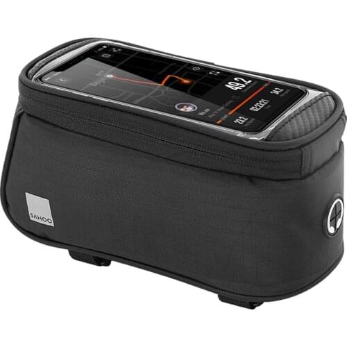 Bike Touch Screen Waterproof Front Frame Top Tube Bicycle Pouch Hard Shell Large Capacity Cycling Front Storage Bag