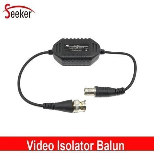 20pcs /lot BNC Male to Female Video Isolator Coaxial Video Ground Loop for Security Cameras System