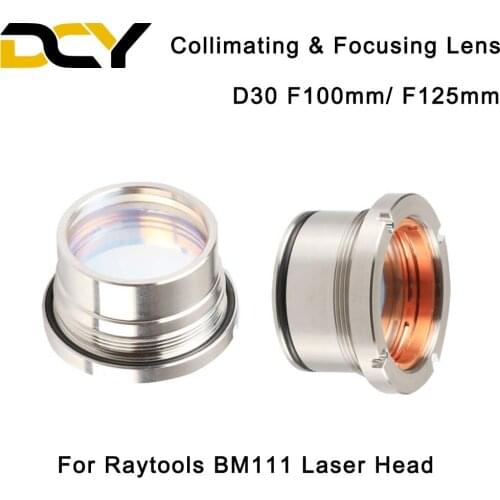 High Quality Raytools BM111 Laser Focusing Lens D30 F125 Collimating Collimator Lens D30 F100