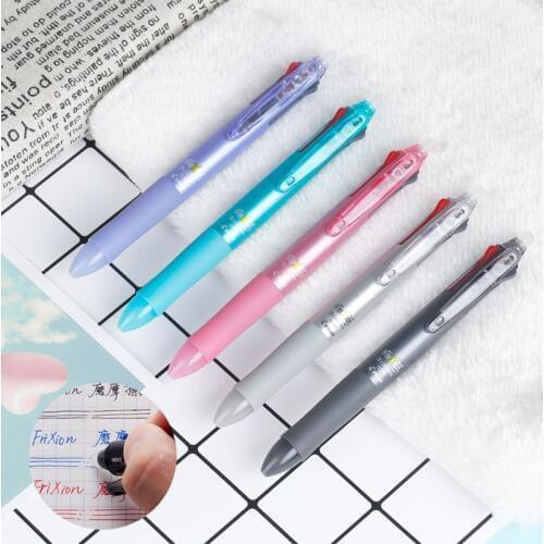 Japanese PILOT 3 Color Pens FriXion Cute Gel Pen 0.38 mm Erasable Pen 0.5 mm Comfort Grip Kawaii School Supplies Stationery