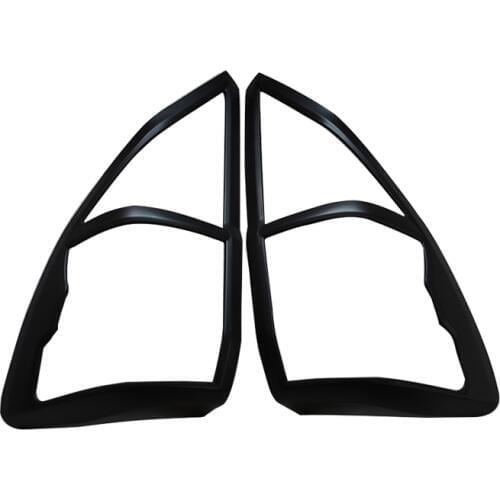 Car styling tail lights cover fit for 2016+ Innova accessories Matte ABS Decorative hoods rear lamp Covers fit For Toyta Innova