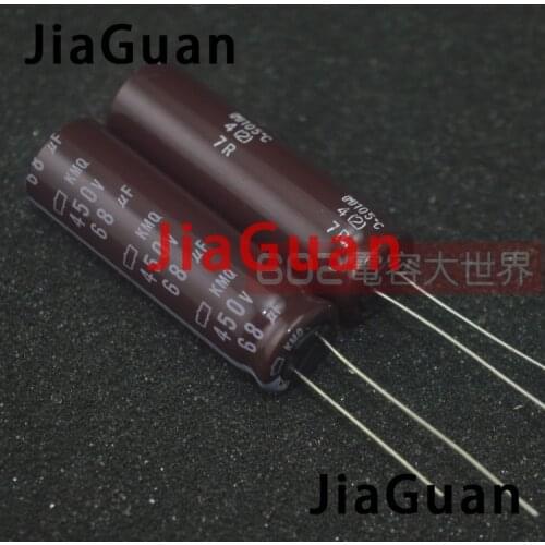 10pcs new NIPPON KMQ 450V68UF 12.5X40mm NCC electrolytic capacitor 68UF/450V CHEMI-CON kmq 68uf 450v