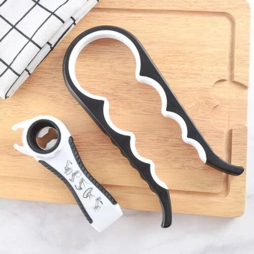 2pcs Rubber Handle Easy Grip Multi Size Container Bottle Jar Lid Can Opener Kitchen