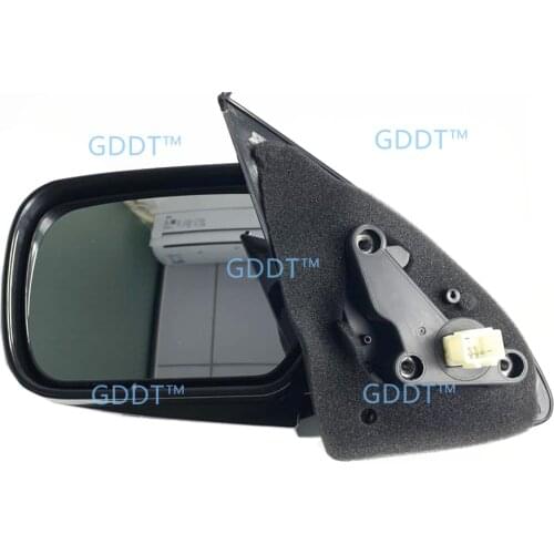 LHD cars only Side mirror for outlander 2003-2007 rear parking glass for airtrek no turning signal lamp 3 wire chrome