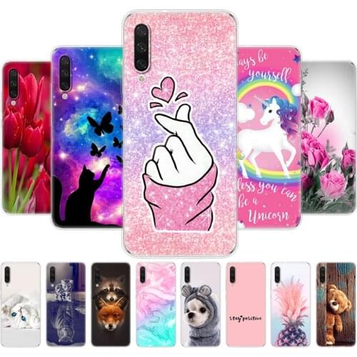 For Xiaomi MI A3 Case Painted Silicon Soft tpu Back Phone Cover For Xiomi MI A3 Case Full Protection bumper Coque Funny Fundas