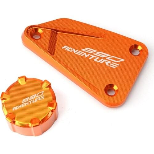 For KTM 890 Adventure R ADV 2020-2021 Motorcycle Accessories Front & Rear brake Fluid Cylinder Master Reservoir Cover Cap
