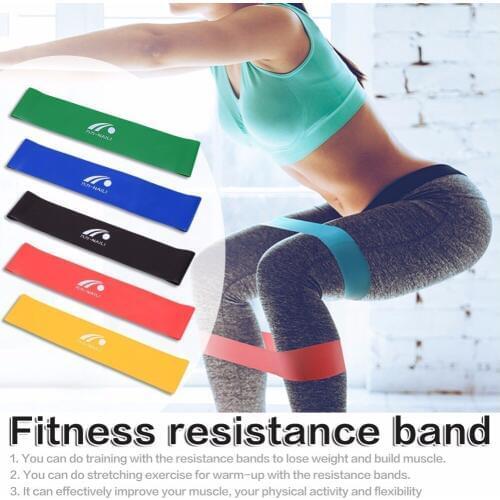 5 Levels Yoga Resistance Bands Fitness Equipment Latex Rubber Loop Pilates Sport Gym Strength Training Workout Elastic Band