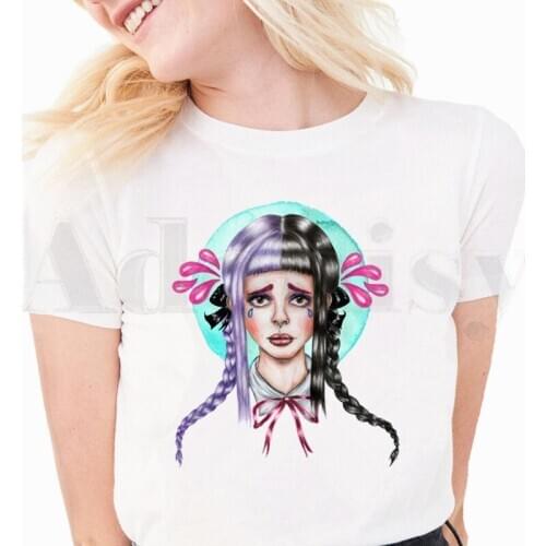 Melanie Martinez Kpop Summer Graphic Aesthetic T Shirts Womens T-shirt Short Sleeve Female Tops Tees Harajuku Vogue Vintage