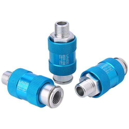 HSV Series Slide Valve Pneumatic Flow Control Manual Hand Slide Valve HSV-06 G1/8 ''HSV-08 G1/4 ''HSV-10 G3/8 ''HSV-15 G1/2