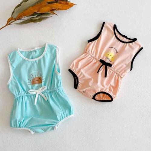 Summer Baby Girls Jumpsuit Cotton Baby Clothing Newborn Baby Clothes Infant Overalls Clothing Baby Outfit