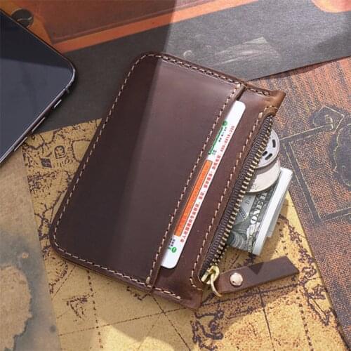 Unisex Card Holder New Coin Purse Small Wallet Mini Zipper Bag For Women Men Fashion Money Pocket