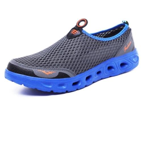 Y100 men shoes plus sizes 47 fashion Casual Lightweight Summer Breathable Slip-on Outdoor Comfortable Couples Walking Footwear