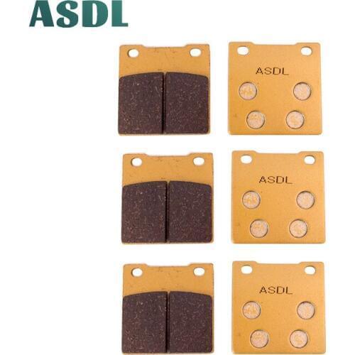 Motorcycle Front and Rear Brake Pads For Suzuki RG 250 1983 GSX 400 FW/FWS/FWS GSX 550 ESD/ESE/EFE/EFF/ESH/EFG 1984-1987 #c