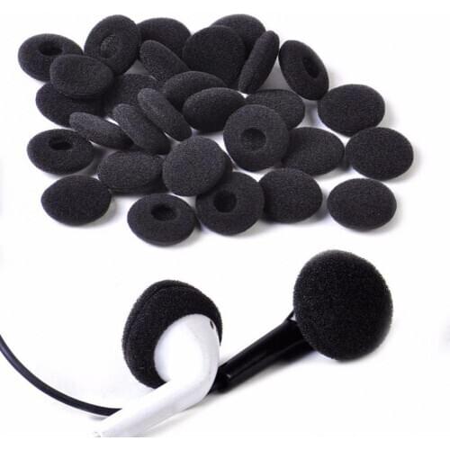 30Pcs Earphones Soft Sponge Replacement Earpads Earbud Cushion Cap Covers Tips