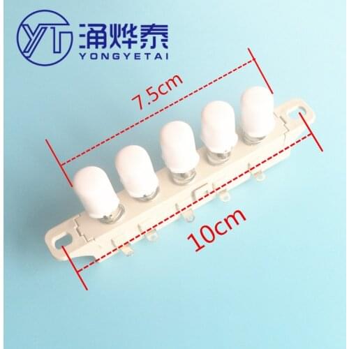 YYT 2PCS Desktop electric fan, floor fan accessories, universal key switch, 5-key 4-speed switch, electric fan key switch