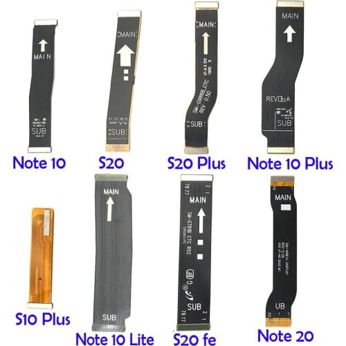 For Samsung Note 10 Lite Note 20 S10 Plus 5G S20 Fe Main FPC LCD Display Connect Mainboard Flex Cable Ribbon