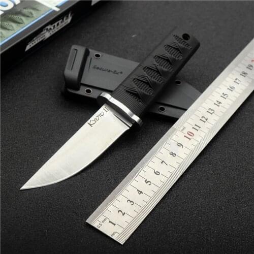 Outdoor Hunting Knife Camping Portable Small Straight Knife 8cr13mov Steel Sharp Survival Tool EDC self defense tool