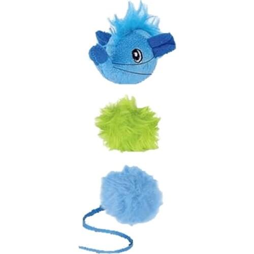 Petstages Fuzzy Multi-Pack 3 Piece Plush Mouse Cat Toy 407918595