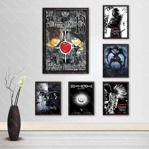 Death Note Rule Posters Wall Art Decor Picture Modern Home Room Decoration Quality Canvas Painting More Size Customizable