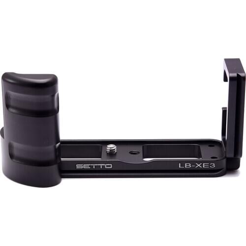 Pro Vertical L Type Bracket Tripod Quick Release Plate Base Grip Handle For Fujifilm Fuji XE3 X-E3 Digital Camera