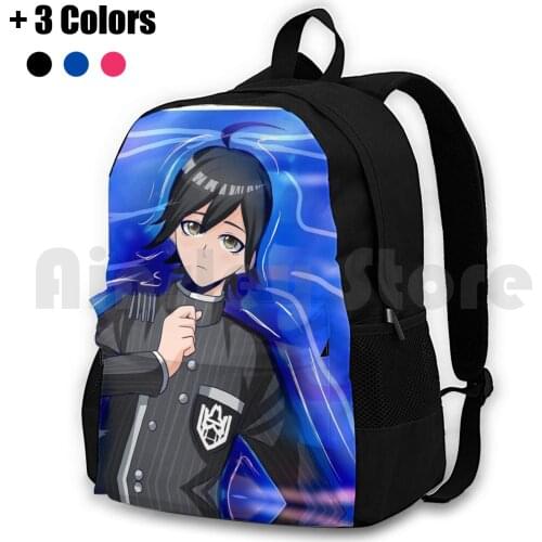 Shuichi Saihara Outdoor Hiking Backpack Riding Climbing Sports Bag Danganronpa Dangan Ronpa Ndrv3 Shuichi Saihara Saihara