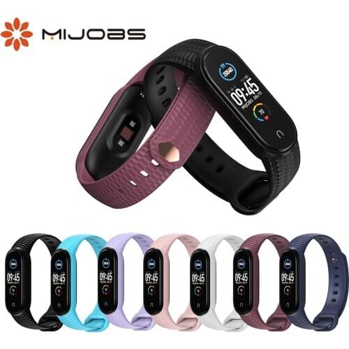 Silicone Wrist Strap for Xiaomi Mi Band 5 4 3 6 Accessories for Miband 5 Watch Bracelet Band 4 Sport Wristband for Mi Band 6