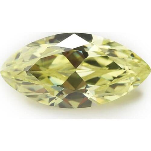 50PCS 1.5x3~10x20mm Marquise Shape Loose CZ Stone Olive AAAAA Cubic zirconia Synthetic stone For Jewelry DIY Stone