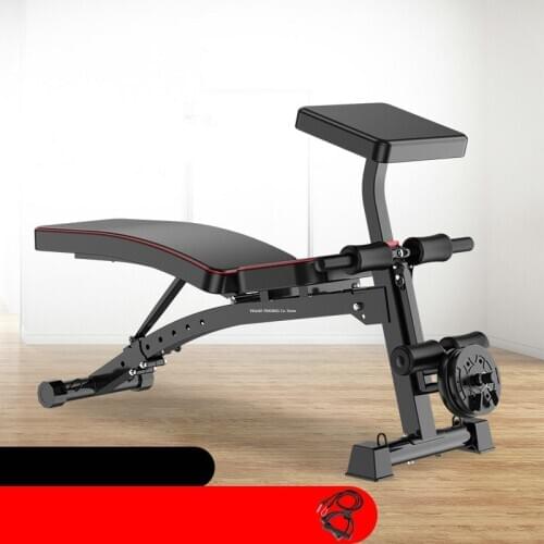 Household Portable Incline Decline Bench Press, Adjustable Sit Up Board, Strength Training Bench for Full Body Workout