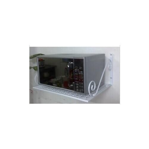 Iron kitchen rack oven rack shelf rice cooker rack wall microwave shelf