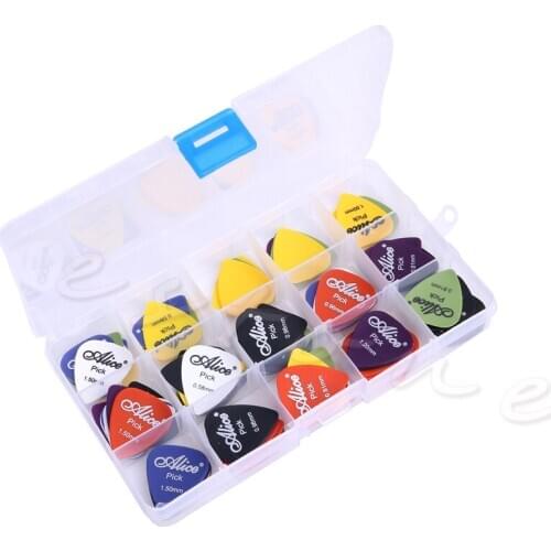 100Pcs/Set Electric Guitar Pic Acoustic Music Pick Plectrum Assorted Thickness