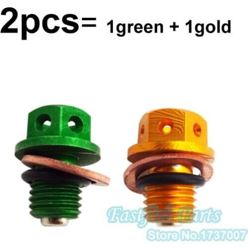 2pcs/pack Megneto Drain Plug M12x1.5 For 50cc 70cc 90cc 110cc 125cc ATV Pit Dirt Monkey Bike Motorcycle Crass