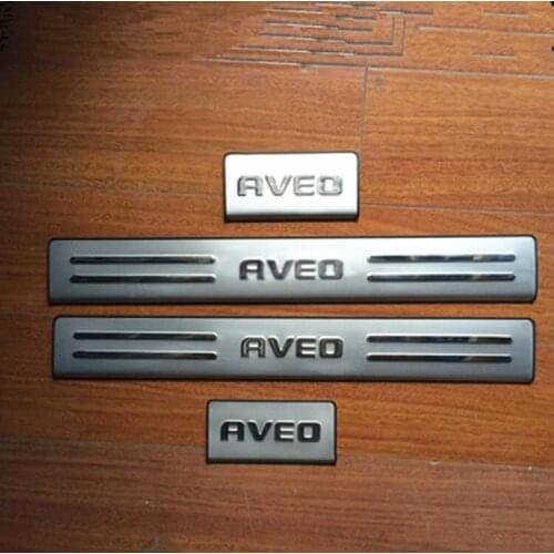2011-2014 for Chevrolet AVEO Auto Molding Accessories 4/Set of stainless steel door