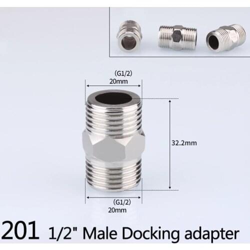 4@#1/2"3/4"practical Female Male Thread Tee Convenient Stainless Steel Elbow Butt Joint Adapter Adapter Coupler Plumbing Fitting