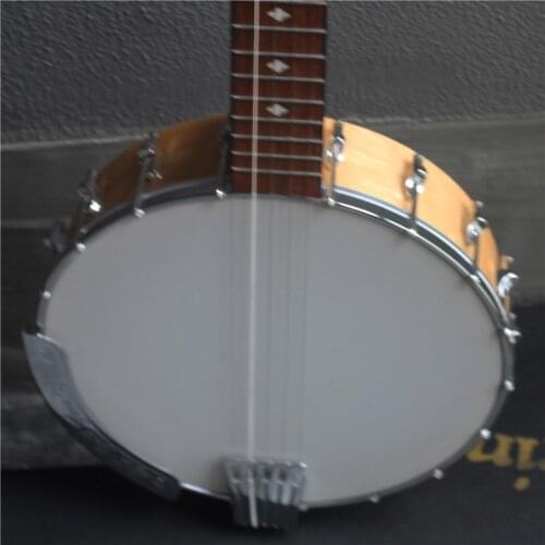 5 string banjo guitar, olpen style maple wood body, good quality, hardcase available