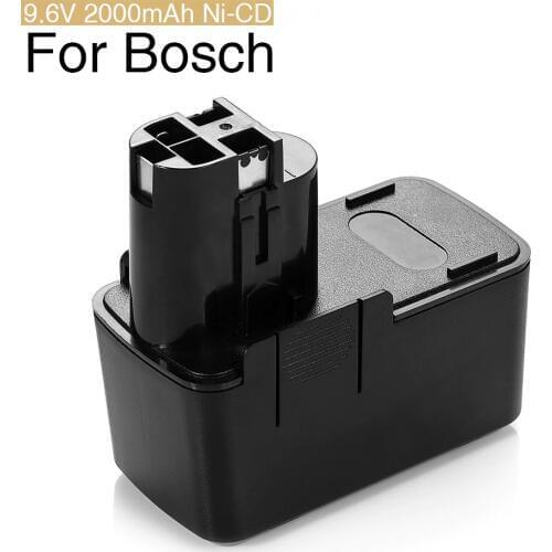 9.6V 2000mAh/2.0Ah Ni-CD Replacement power tool battery for Bosch BAT001 2607335037 2607335072 2607335152 2607335254 2607355230